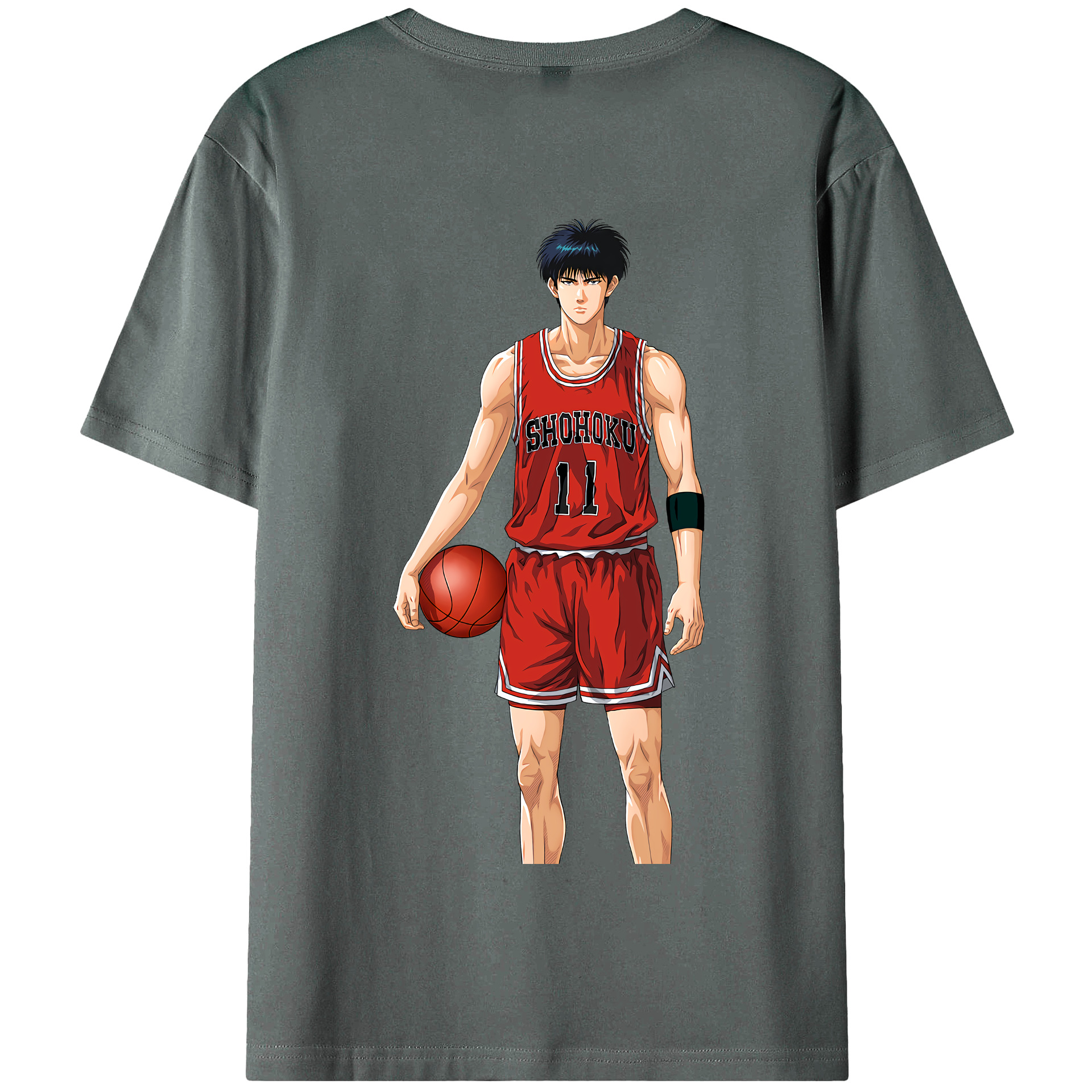 SLAM DUNK／スラムダンク 綿100％半袖Tシャツ（背面プリント）